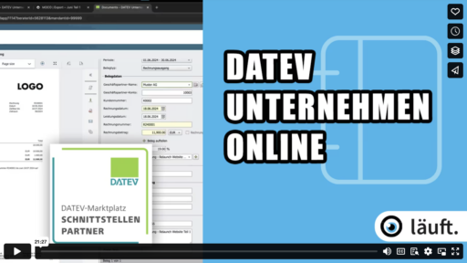 Moco Webinar DATEV Unternehmen online