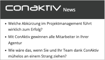 Conaktiv News automatisierte Prozesse